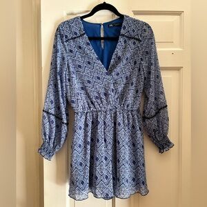 Zara faux wrap short romper, small